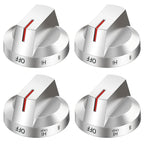 DG94-03500A/Z Stove Knobs Replace for Samsung Gas/Electric Range, 4 Pack | DG94-03500V DG94-03500W Knobs Compatible
