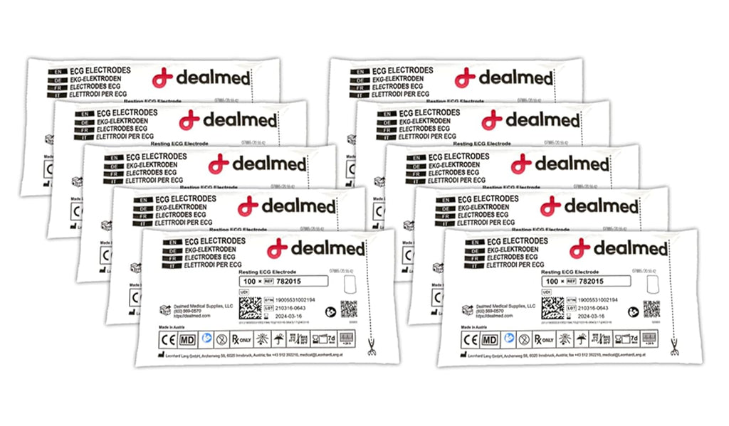 Resting ECG Electrodes - Self Adhesive for EKG, 1000 Count