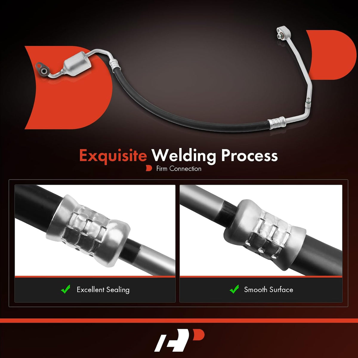 A-Premium A/C Discharge Line Hose Assembly Compatible with Ford F-150