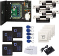 4 Doors Complete TCP/IP PIN Code RFID Card/Fob Access Control Systems with North American Standard Electric Strike
