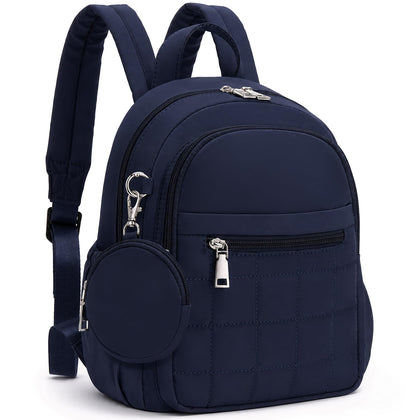 Mini Backpack for Women, Anti Theft RFID Small Travel Backpack Blue