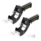 2 Pcs Rapid-Replace Packing Tape Dispenser Guns with Extra Blade, 2IN(50mm) Lightweight Ergonomic Industrial Handheld