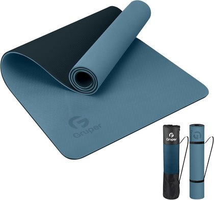Yoga Mat Non Slip, Eco Friendly Fitness Exercise Mat with Carrying Strap,Pro Yoga Mats for Women,Workout Mats for