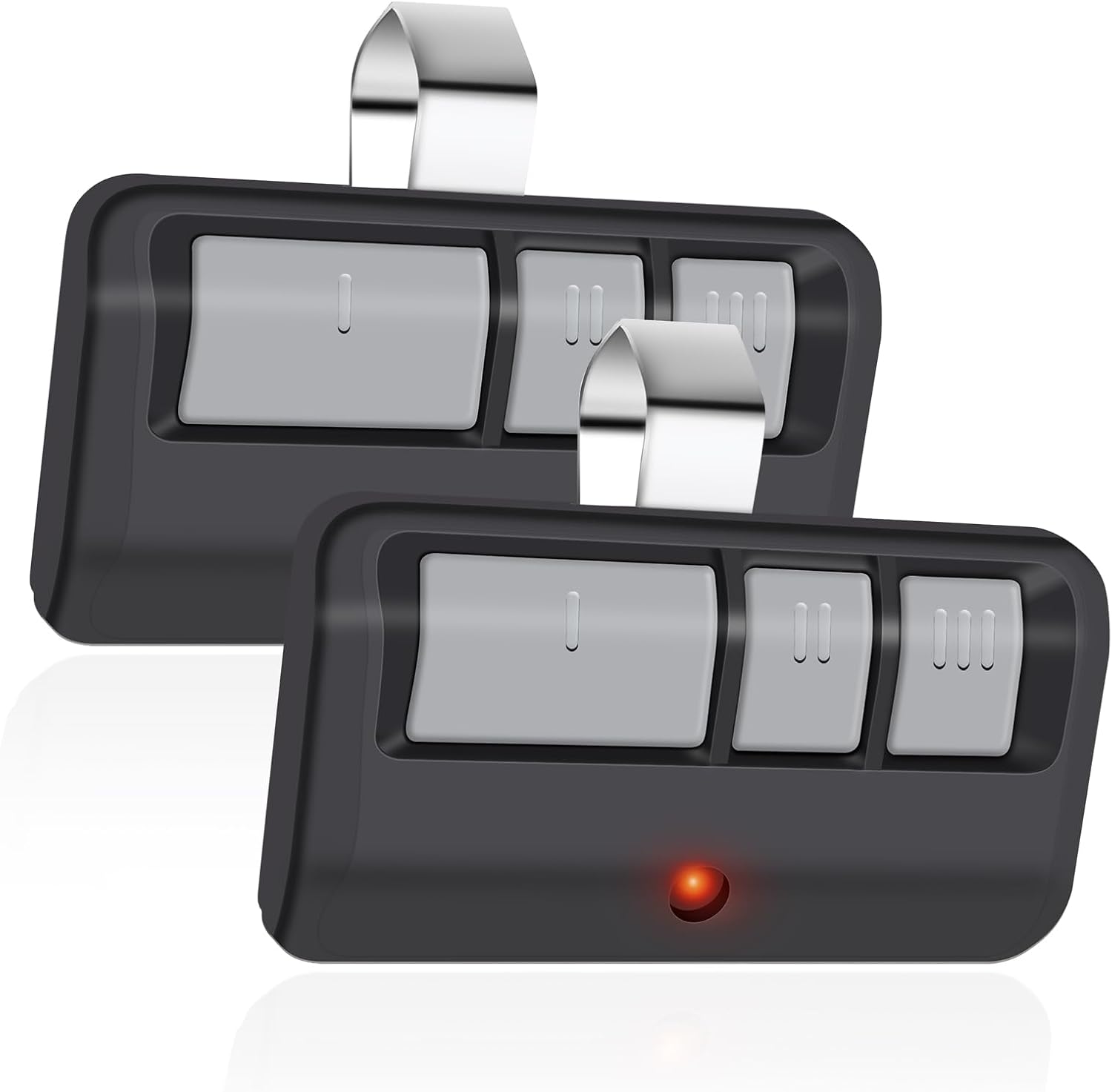 2-Pack 953EV-P2 Universal Chamberlain Garage Door Opener Remote | 3-Year Warranty FCC Certified Compatible with