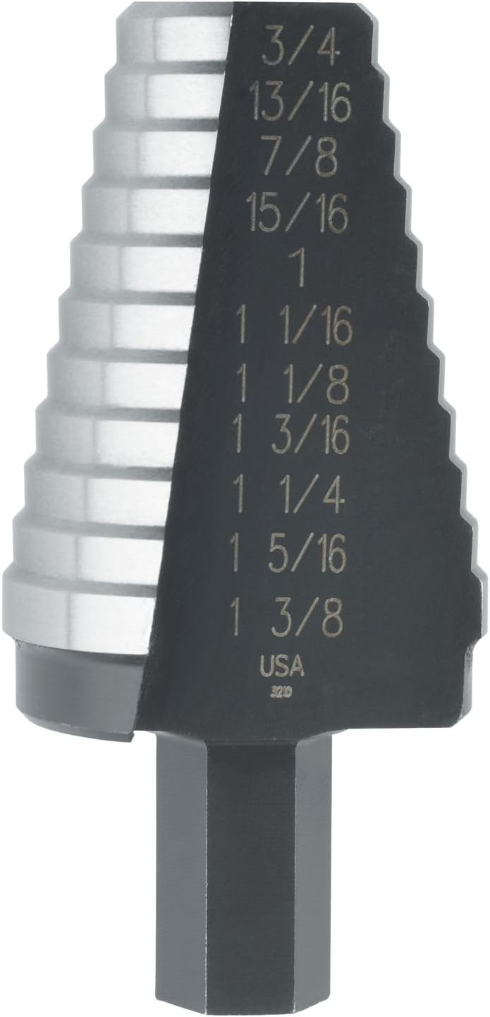 Irwin Tools IRWIN Step Drill Bit Set, General Purpose, 4-Piece (10225)