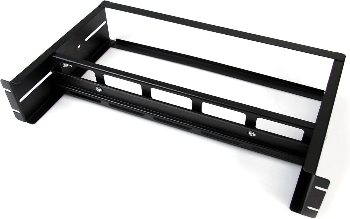 StarTech 2U DIN Rail Kit for 19in Rack, Adjustable Depth, 27lb (ADJDINKIT)