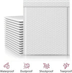 100 PC 8.5x14.5 Inches Poly Bubble Mailers Shipping Padded Envelopes Self Seal Waterproof Cushion Envelopes