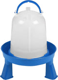 Poultry Waterer with Legs | Durable Water Container | Carrying Handle for Chickens & Birds | Chicken Waterer | 1.5 Quart