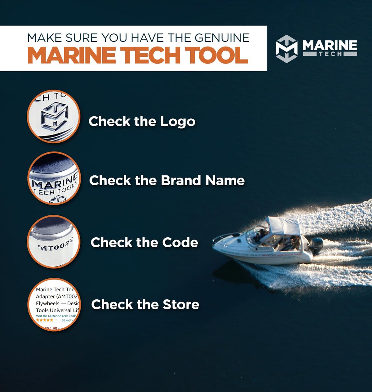 Marine Tech Tools Universal Outboard Lifting Ring AMT0022, Non-Verado