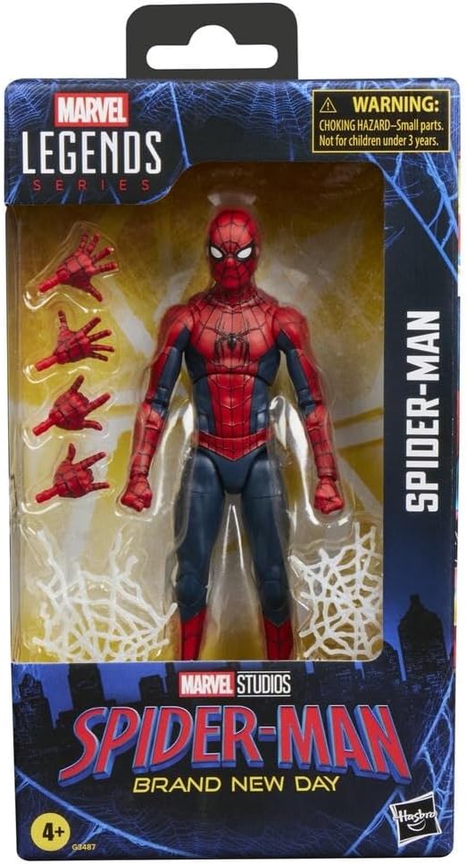 Legends Series Spider-Man, Spider-Man Day Collectible 6-Inch Action Figure Set