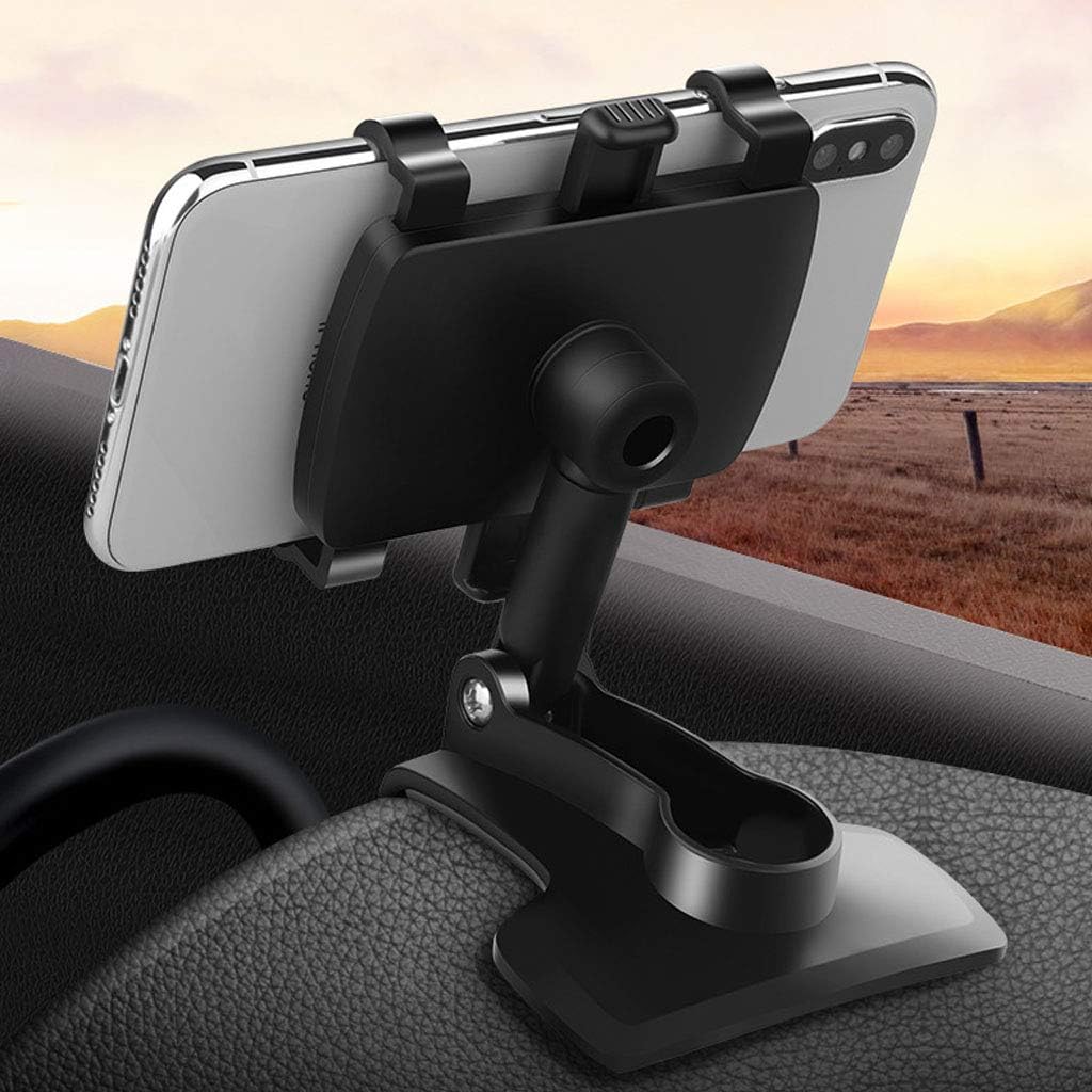 Car Phone Holder Mount,360 Degrees Rotation Dashboard Phone Holder for iPhone,Samsung,Google,Nokia,and 4 to 7"