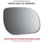 Driver Side Mirror Replacement Glass + Full Pad for 06-11 Toyota RAV4