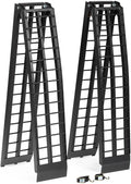 Aluminum ATV Motorcycle Loading Ramps, 1,200 lb, 9 Ft, 2-Pack