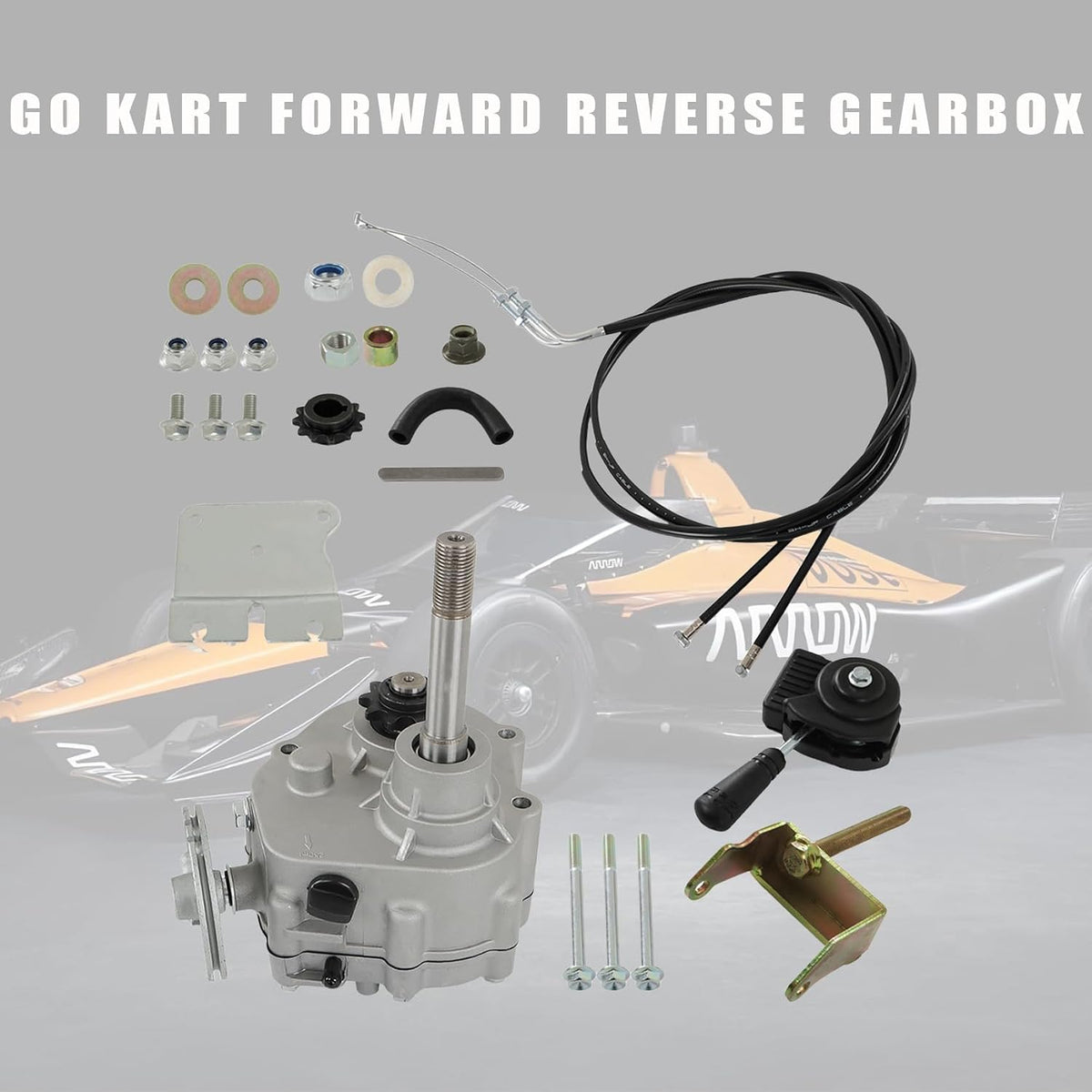 ALL-CARB Go Kart Forward Reverse Gearbox Replacement for 2HP-13HP