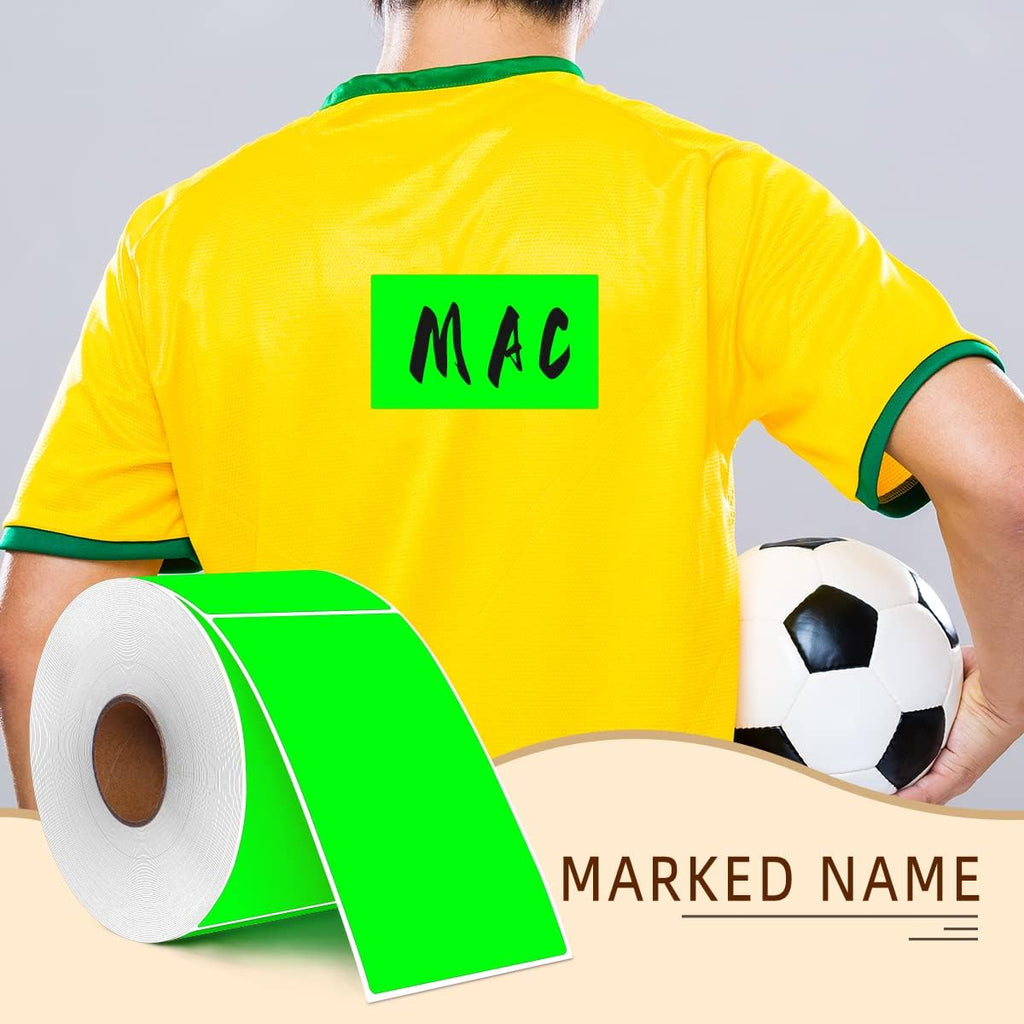 3 X 5 Inch Rectangle Adhesive Color Coding Stickers,Square Inventory Label Stickers -500Per Dispenser Box
