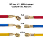 5FT AC Diagnostic Manifold Freon Gauge Set