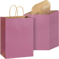Paper Gift Bags with Handles, 60 Pack, 7.6" x 4.7" x 10.6"