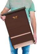 Bat House for Outdoors - Extra Large 3 Chamber, Brown, 200 Bats