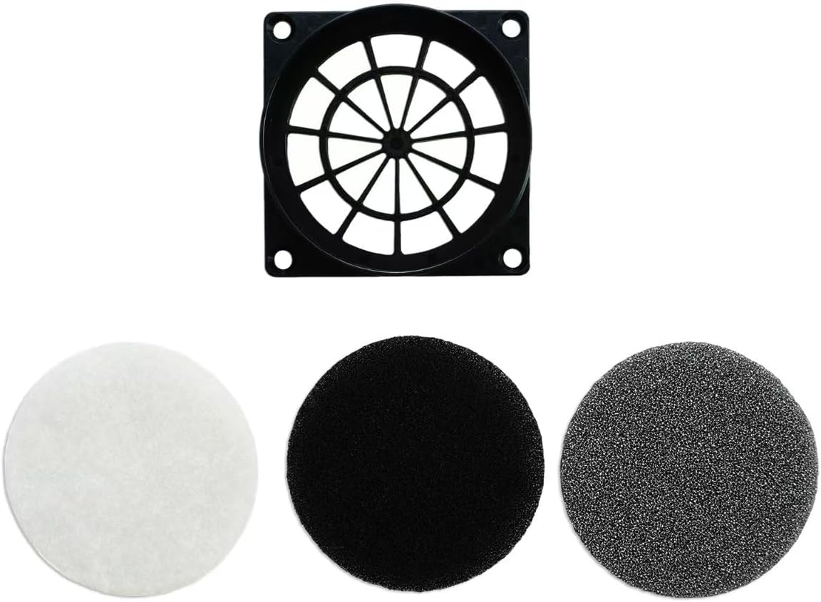 Smart Control 3-Layer Ventilation Filter Fan Kit for 3D Printer Enclosure | High Efficiency 5000RPM Exhaust Fan and