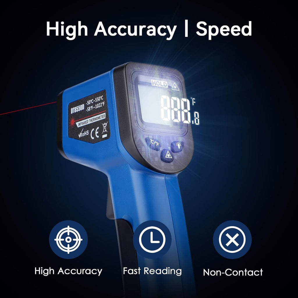 Infrared Thermometer Gun for Griddle, Digital Laser Temperature Thermometer