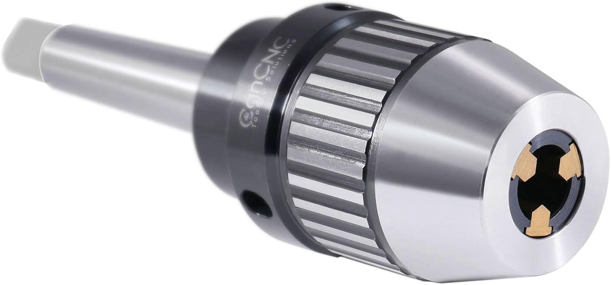 CanCNC MT2 Keyless Drill Chuck, 1/16-1/2in, Integrated Shank, 0537-1202
