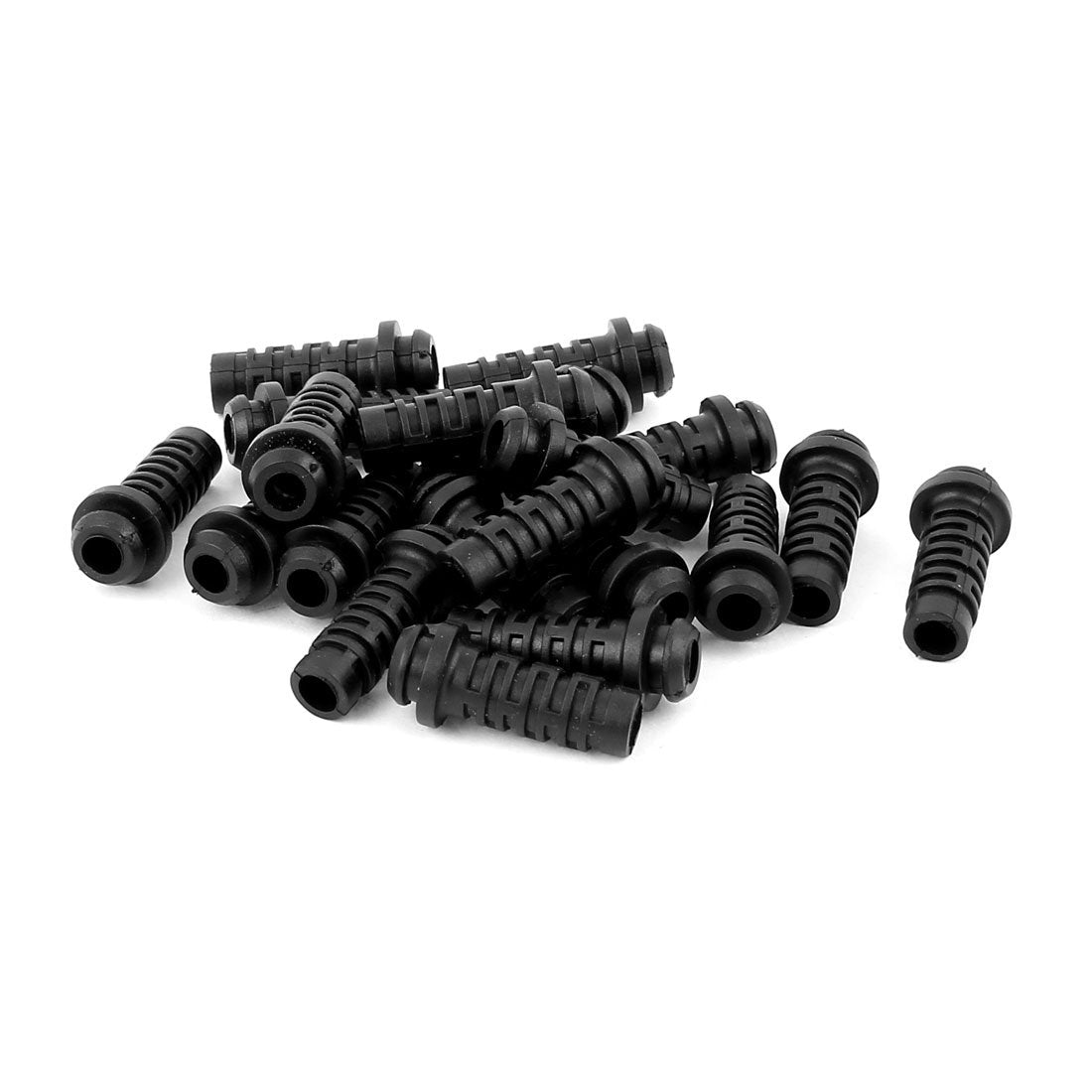 uxcell 20pcs 20Pack Strain Relief Cord Boot Protector Cable Sleeve 27x8x5mm