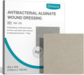 Upgrade Silver Calcium Alginate Wound Dressing -Silver-Infused Alginate Non Stick Gauze, Highly Absorbent Sterile