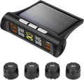 Tire Pressure Monitoring System - TPMS Tire Pressure Monitor System with Solar Charger, TPMS with 4 External sensors