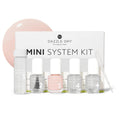 Mini Kit 4 Step System - Not Quite Nude, a full coverage peaches-and-cream nude. Full coverage cream. (5 Piece Kit /