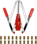 Double Lever Corker for Wine Bottles | Wine Bottle Corker with 20 Pcs Wine Corks | #8 Agglomerated corks Durable