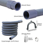 3.28Ft Universal Washing Machine Drain Hose Kit
