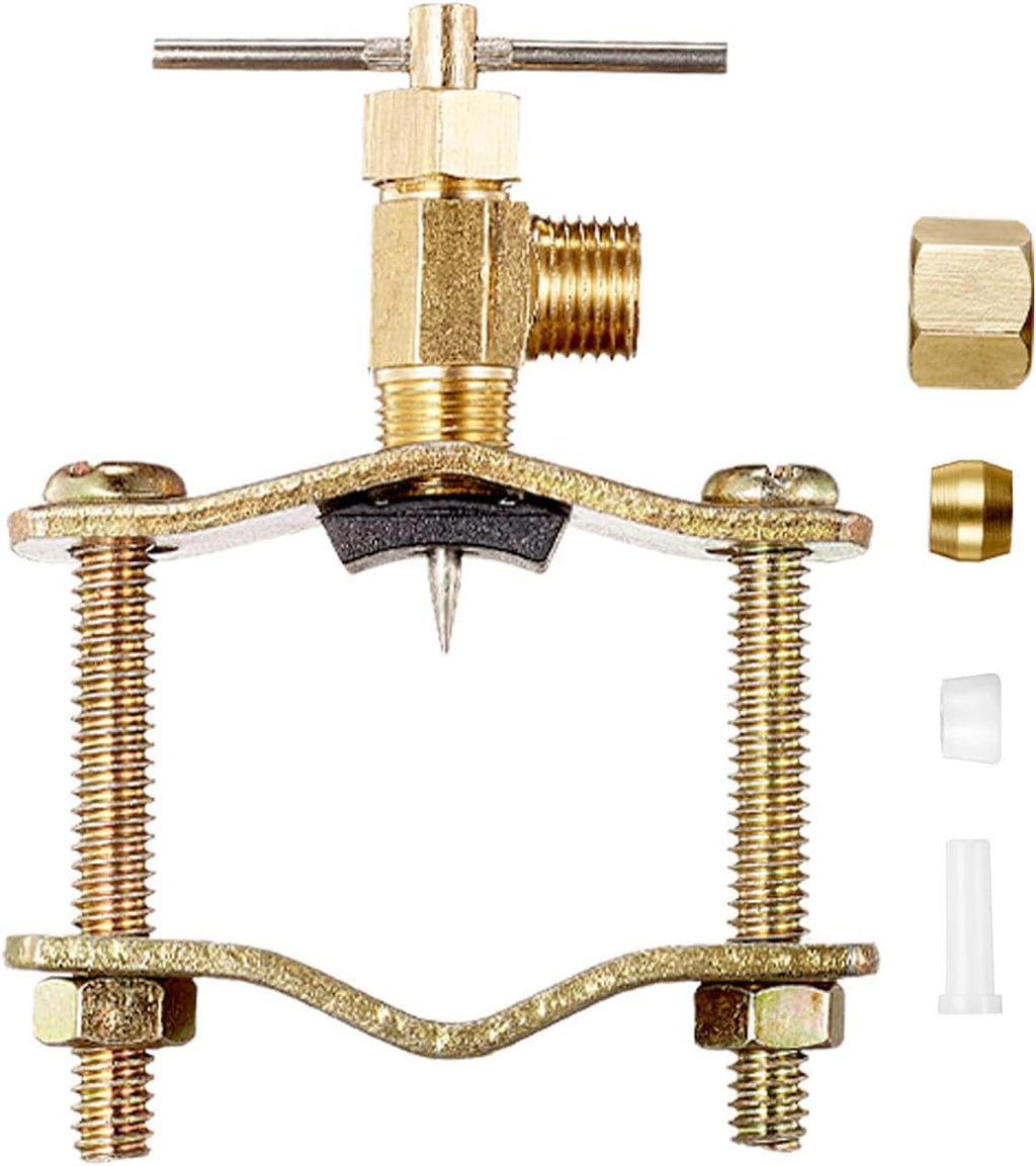 Self Piercing Saddle Valve - 1/4" Outlet,For Getting Water on Copper Pipe
