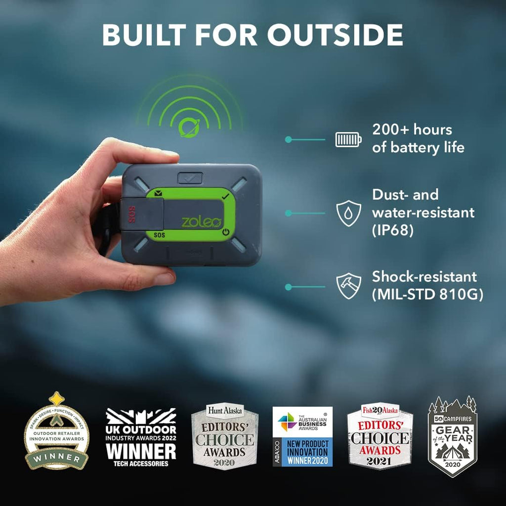 Satellite Communicator | Two-Way GPS Messenger with Emergency SOS, Check-In and Location Sharing for Hiking, Camping
