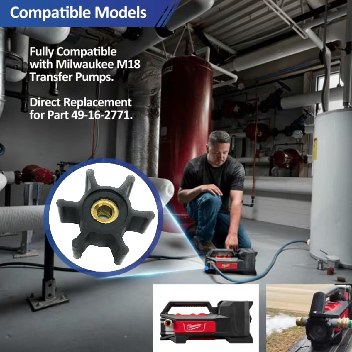 REPLACEMENTKITS.COM Impeller, O-Ring & Oil Seal Kit