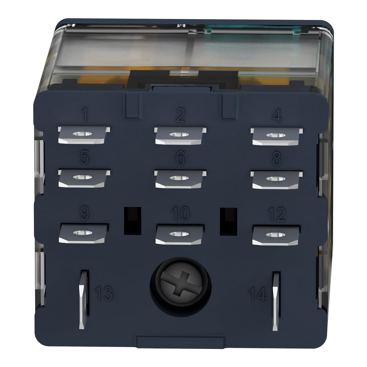 Plug In Relay, 11 Pins, Square, 24Vdc