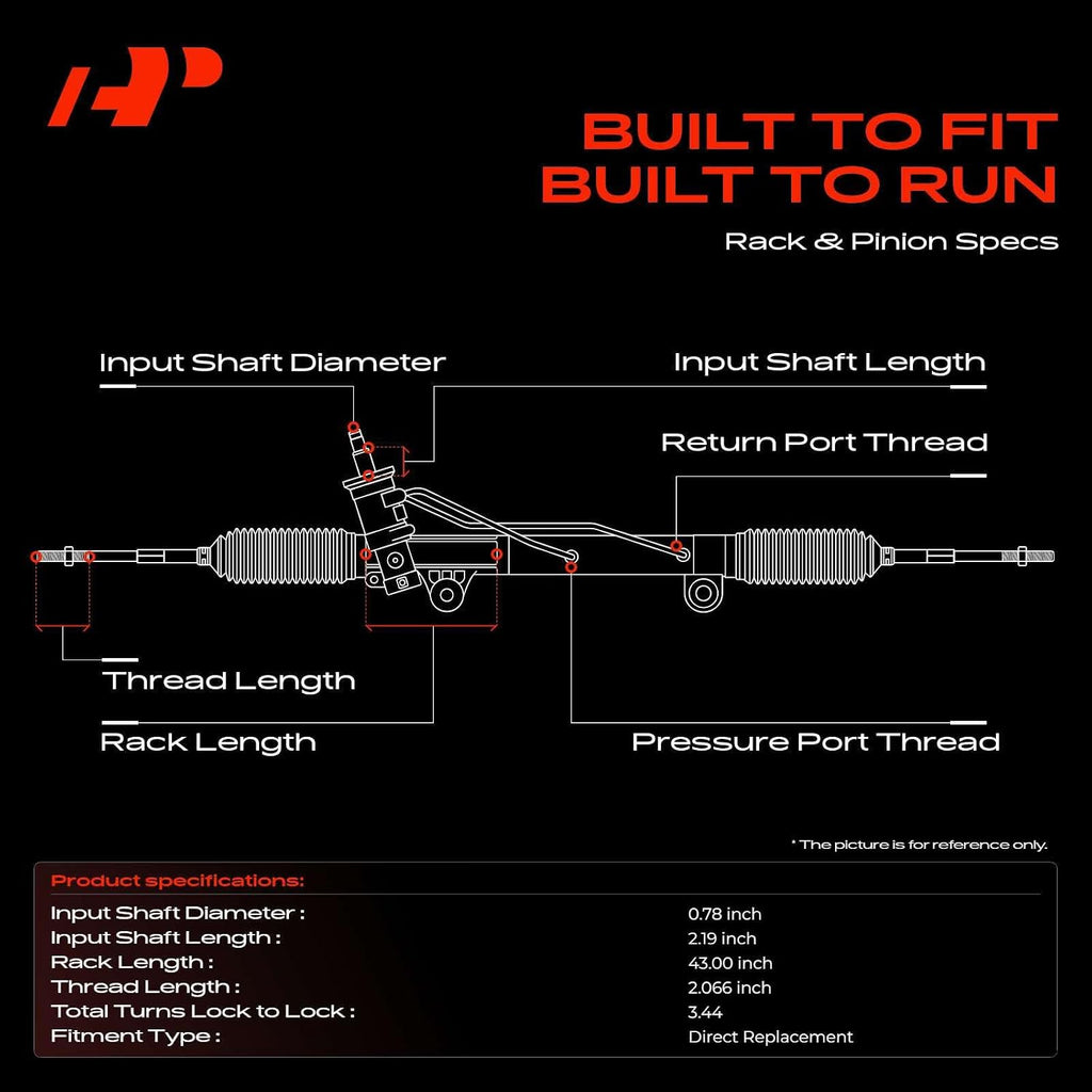 A-Premium Electronic Power Steering Rack and Pinion Compatible with Toyota
