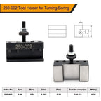 6Pcs OXA 250-000 Quick Change Tool Post Set, Lathe Tool Holder Kit