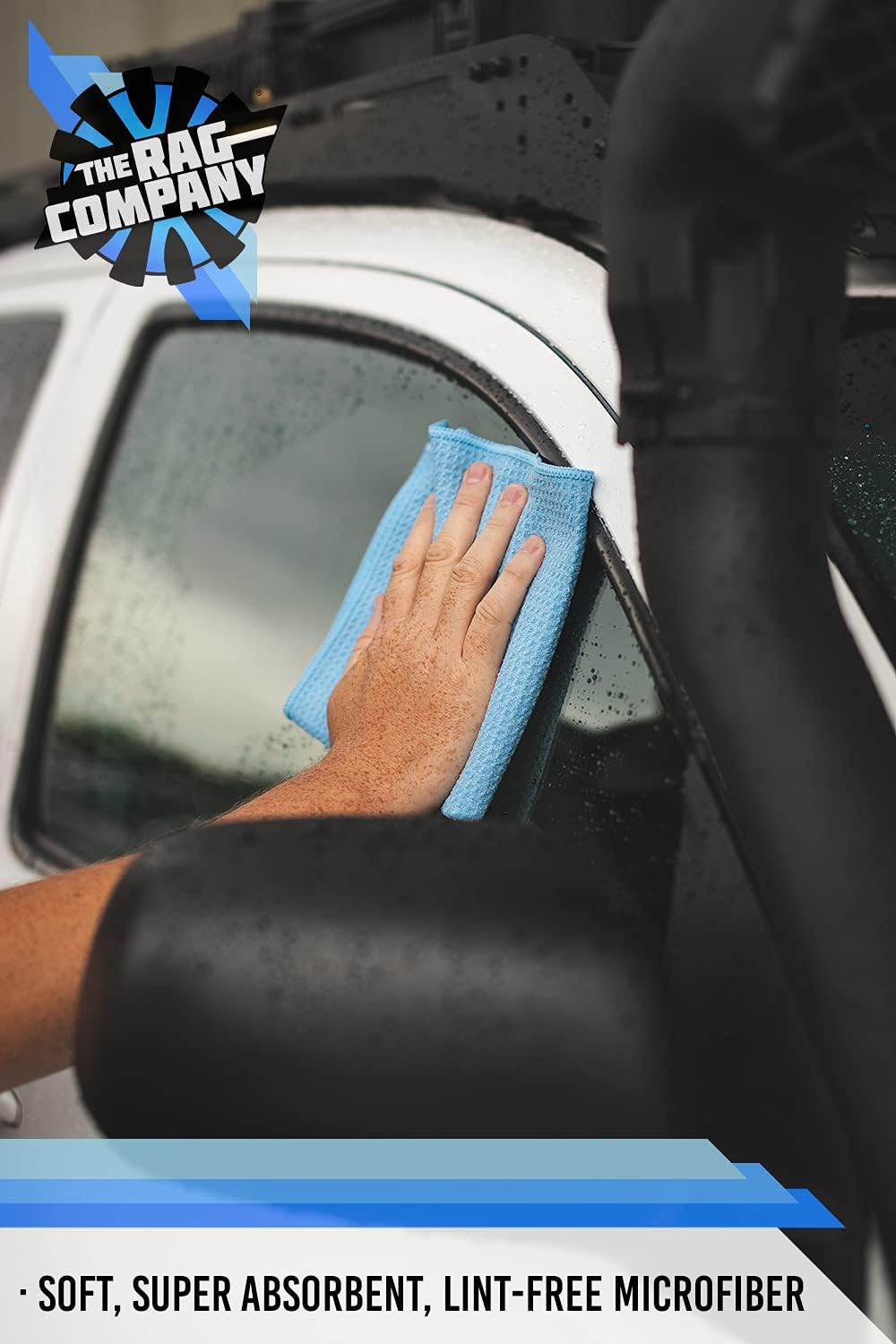 Standard Waffle Weave Towels, Microfiber Detailing, Window/Glass and Drying, Wax & Polish, Lint-Free, Streak-Free