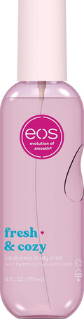 Cashmere Body Mist, Fresh & Cozy, Body Spray for Women, Hair Mist, Moisturizing, Hyaluronic Acid, Glycerin, Vegan
