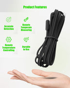 2PCS NTC Temperature Sensor Probe Fit for Dixell XR01CX XR02CX XR03CX