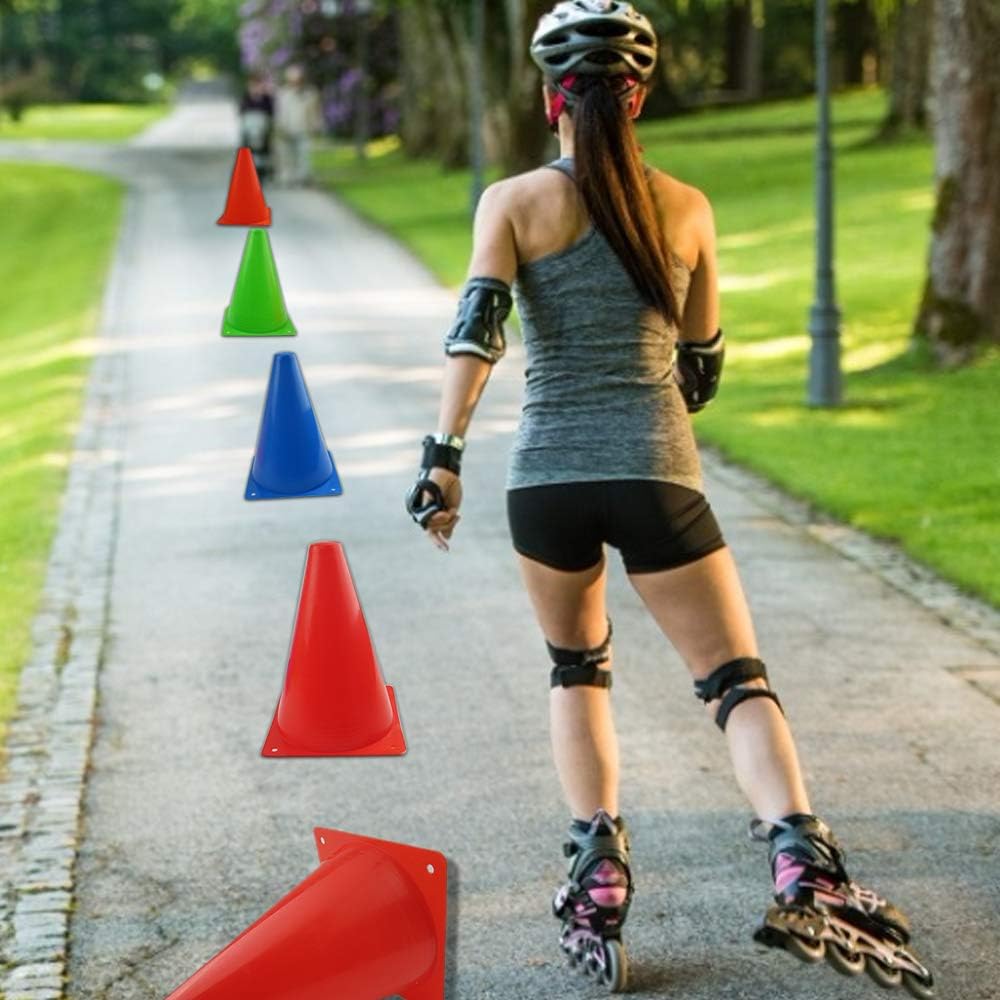 7 Inch Plastic Traffic Cones Sport Training Agility Marker Cone