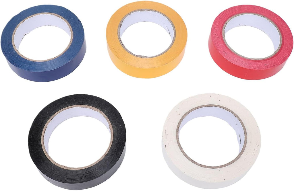 Floor Marking Tape 1 Inch, 5 Rolls Colorful for Sports Field