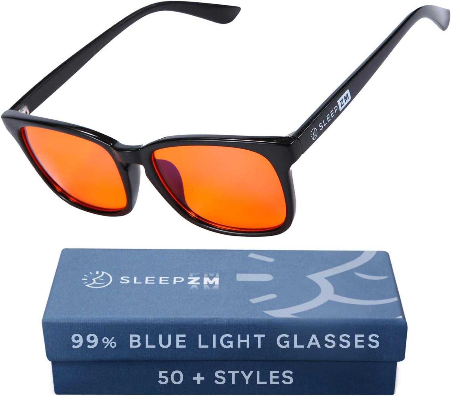 Blue Light Blocking & Light Sensitivity Glasses with 14 Lens Types