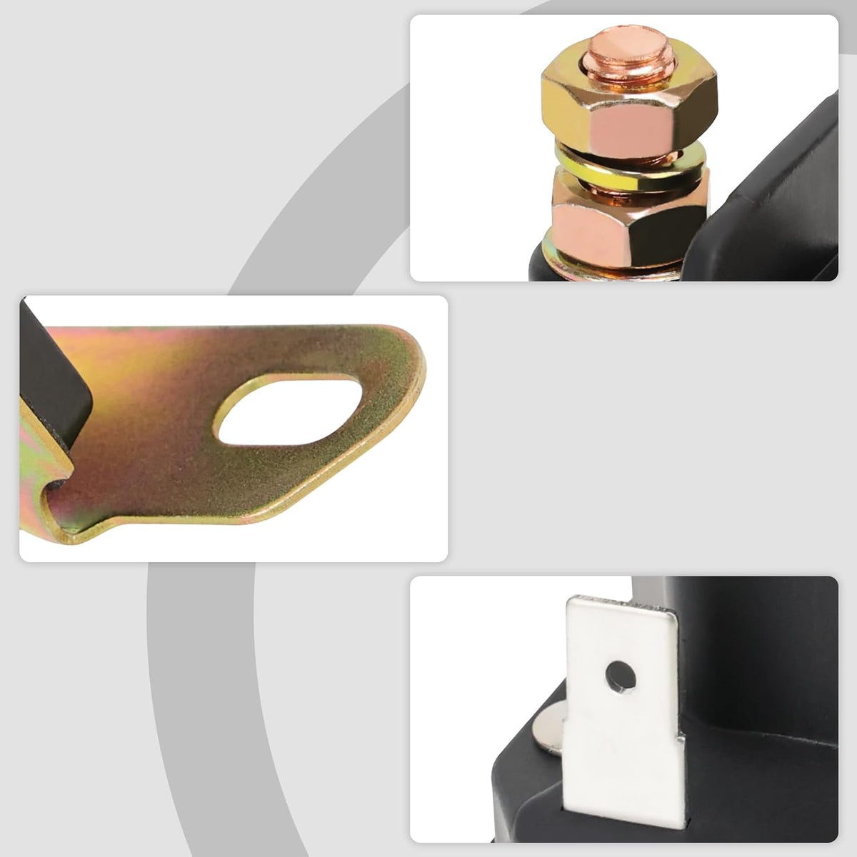Starter Solenoid Compatible With John Deere AM133094, MTD 725-04439 Cub Cadet Lawn Tractor