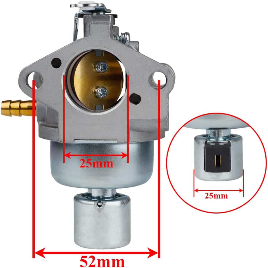 Huztl Courage 20 HP Carburetor 20-853-33-S for Kohler SV600 SV590 SV540S SV620 SV610 SV541 SV601 CV490 Lawn Mower Parts 16-22 HP Engine