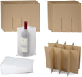 3 Set Glass Divider Kits for Moving Boxes, Kitchen Dish Packing Kit with 36 pcs Foam Pouches Fits in 16 x 12 x 12