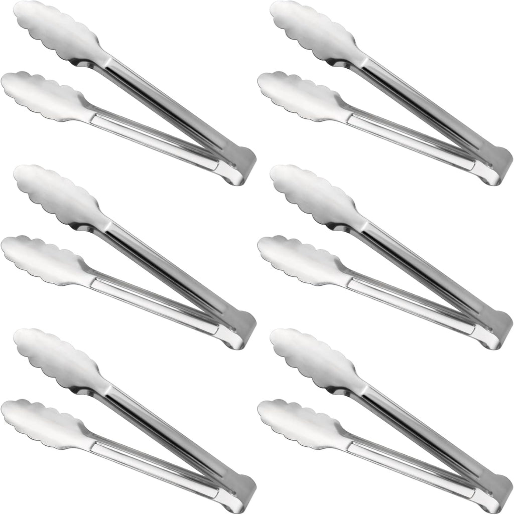 Serving Tongs,Buffet Tongs, ACAUTO Stainless Steel Food Tong Serving Tong Small Serving Tongs Stainless Steel Mini