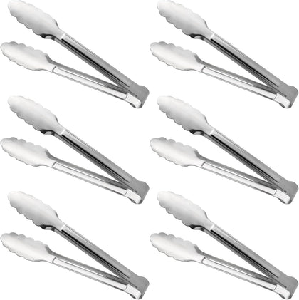Serving Tongs,Buffet Tongs, ACAUTO Stainless Steel Food Tong Serving Tong Small Serving Tongs Stainless Steel Mini