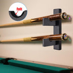 Pool Stick Holder Wall Mount Pool Stick Rack Billiard Cue Racks | Solid wood, horizontal display and storage of 2