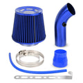 3'' Cold Air Intake Kit Automotive Cold Air Intake Pipe Filter Blue